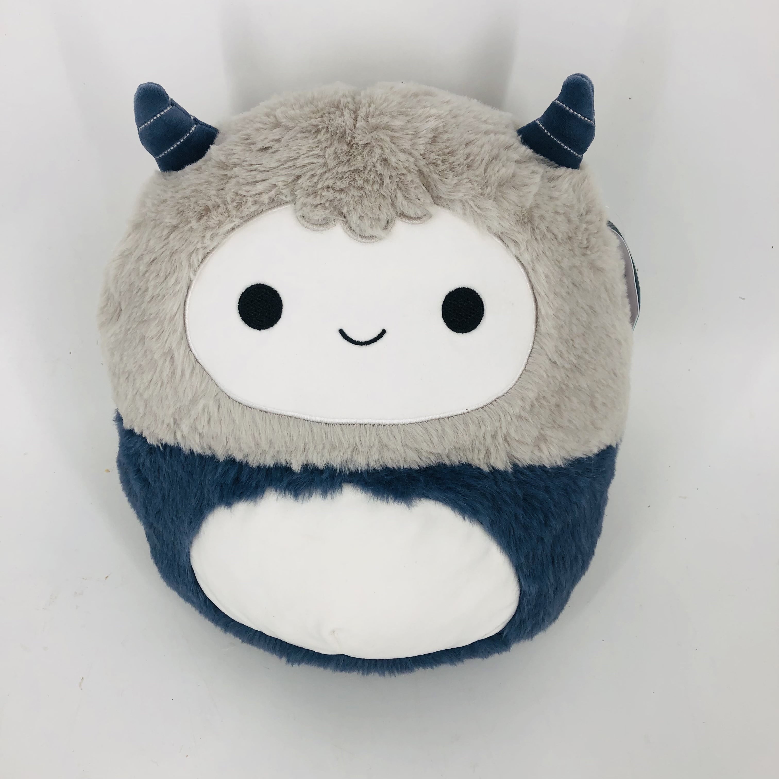 Squishmallows 12 inch Horace The Grey And Blue Yeti Fuzz-A-Mallow