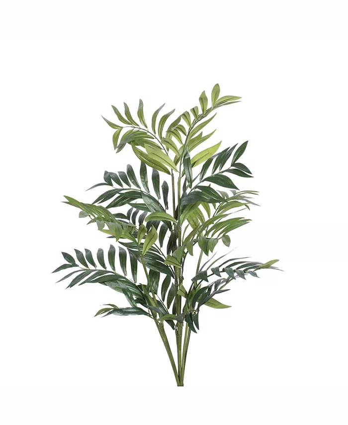 Vickerman 3' Artificial Green Parlour Palm， Featuring 6 Branches With A Total Of 186 Leaves， For A Full Vibrant Addition To Your Arrangement
