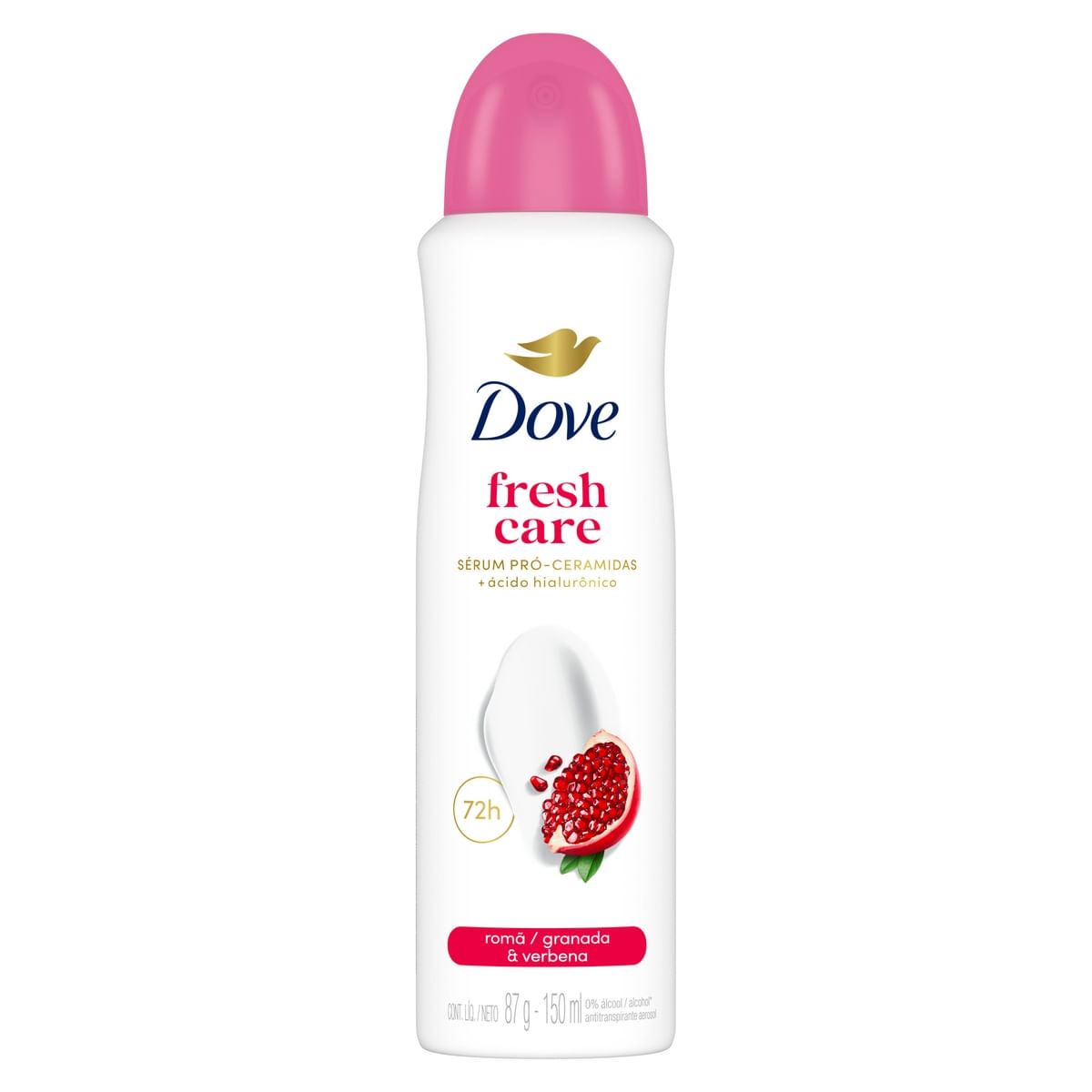 Desodorante Antitranspirante Aerosol Dove Roma e Verbena 150ml