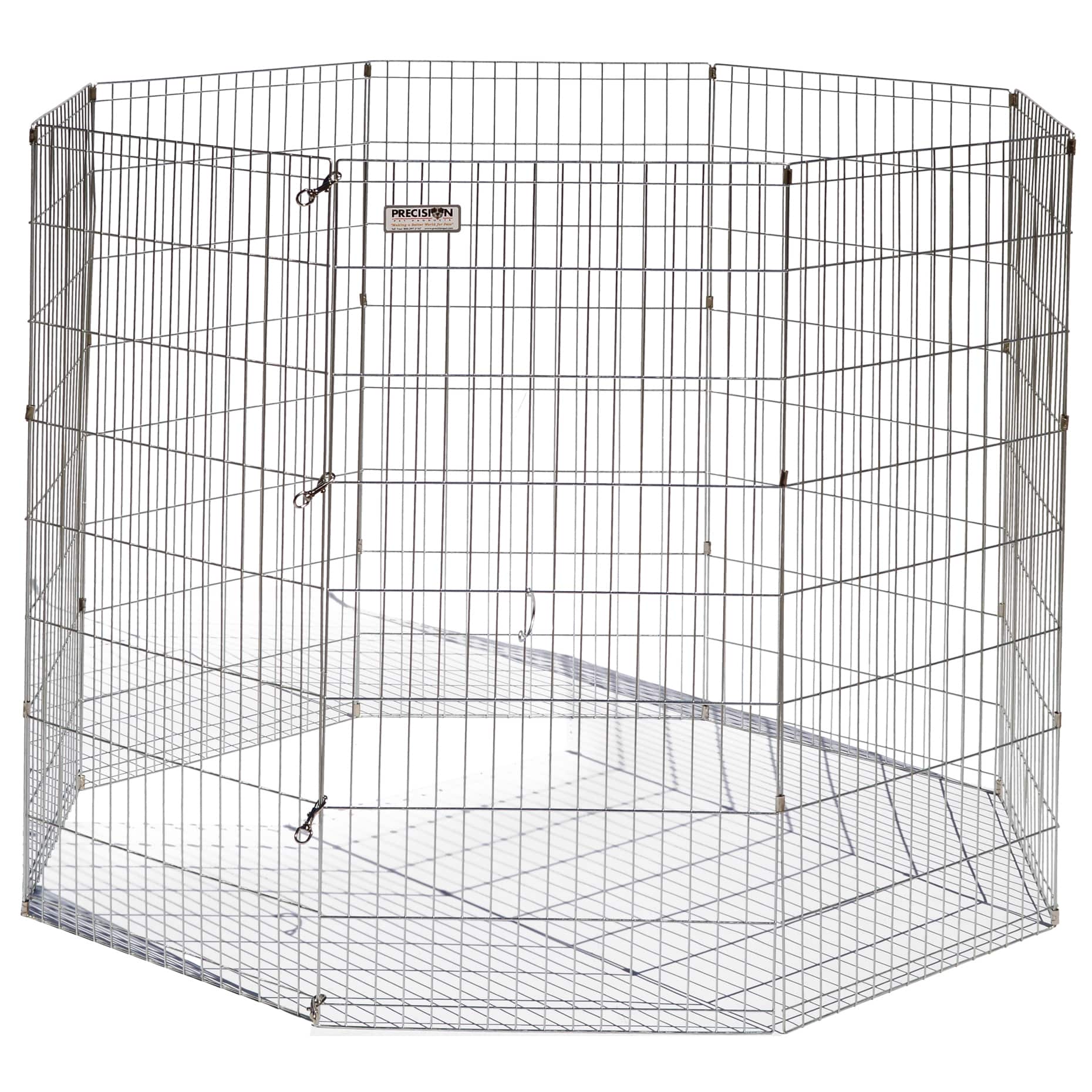 Precision Silver Pro-Handler Dog Exercise Pen - 48 in.