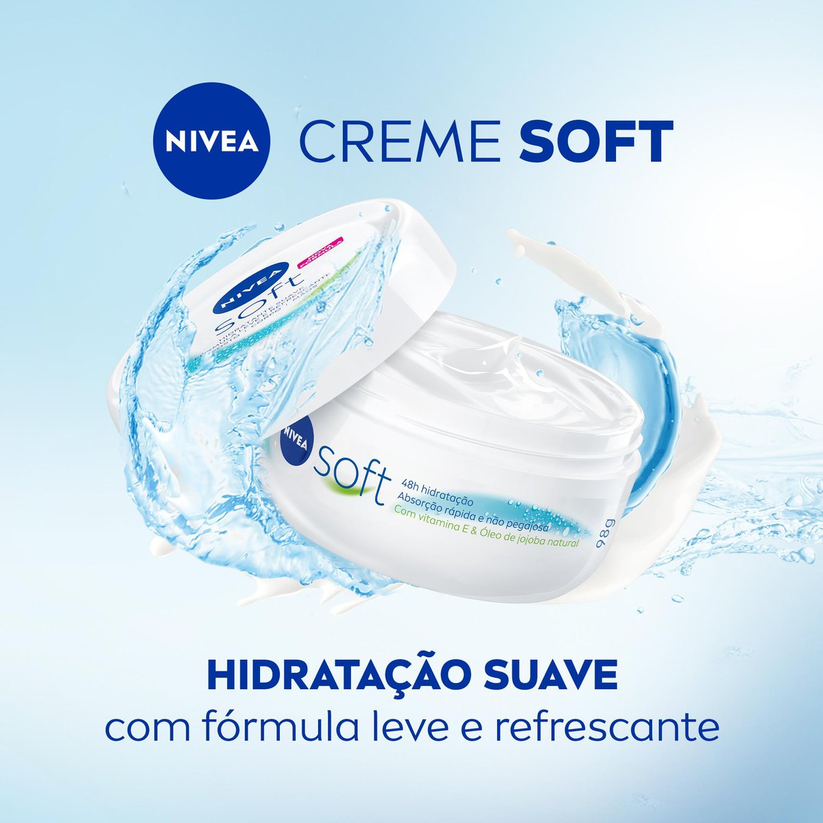 Creme Hidratante NIVEA Soft 97g