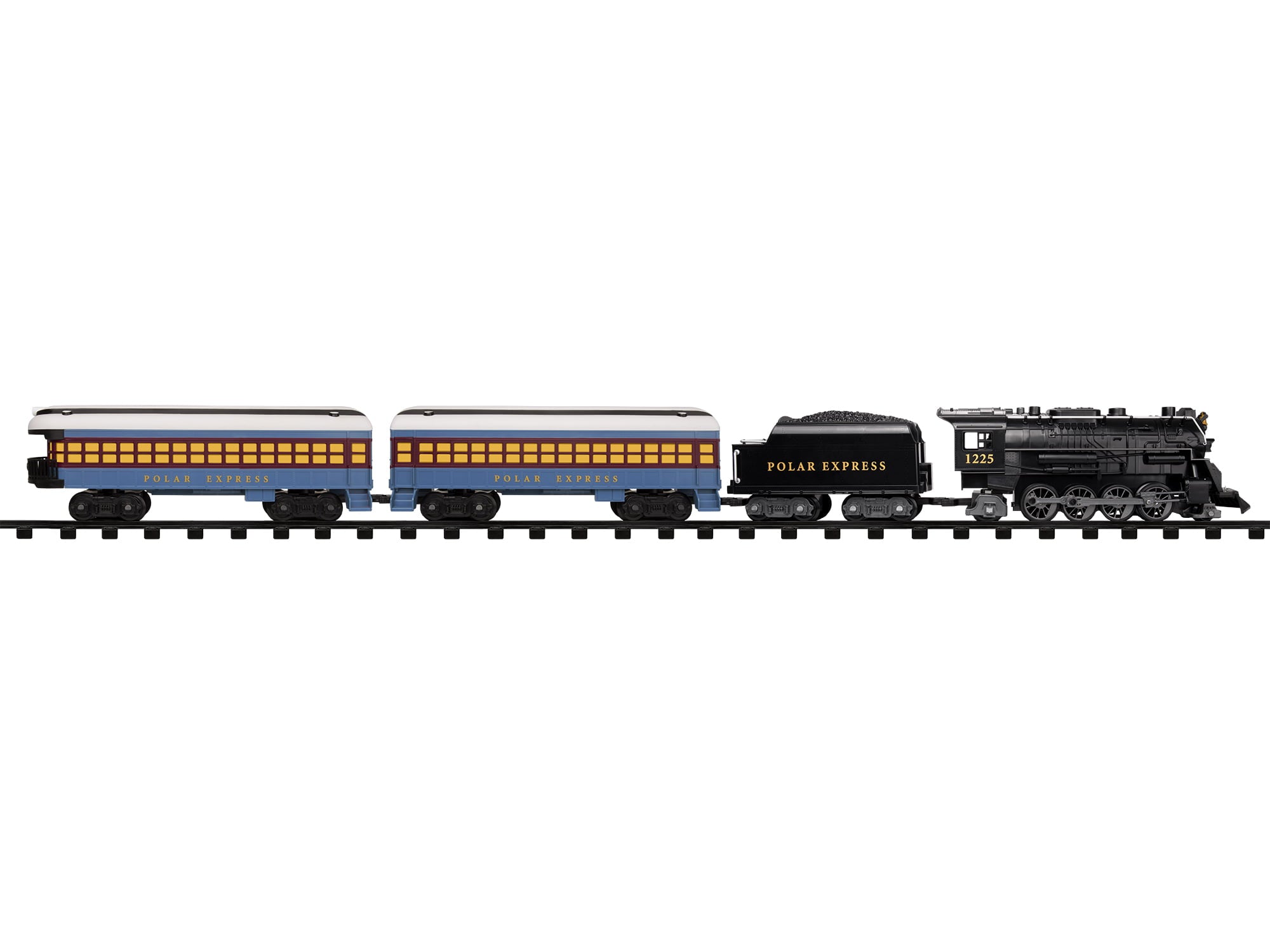 Lionel All Occasion Large Scale The Polar Express with Remote Battery Powered Model Train Set， 37 Pieces