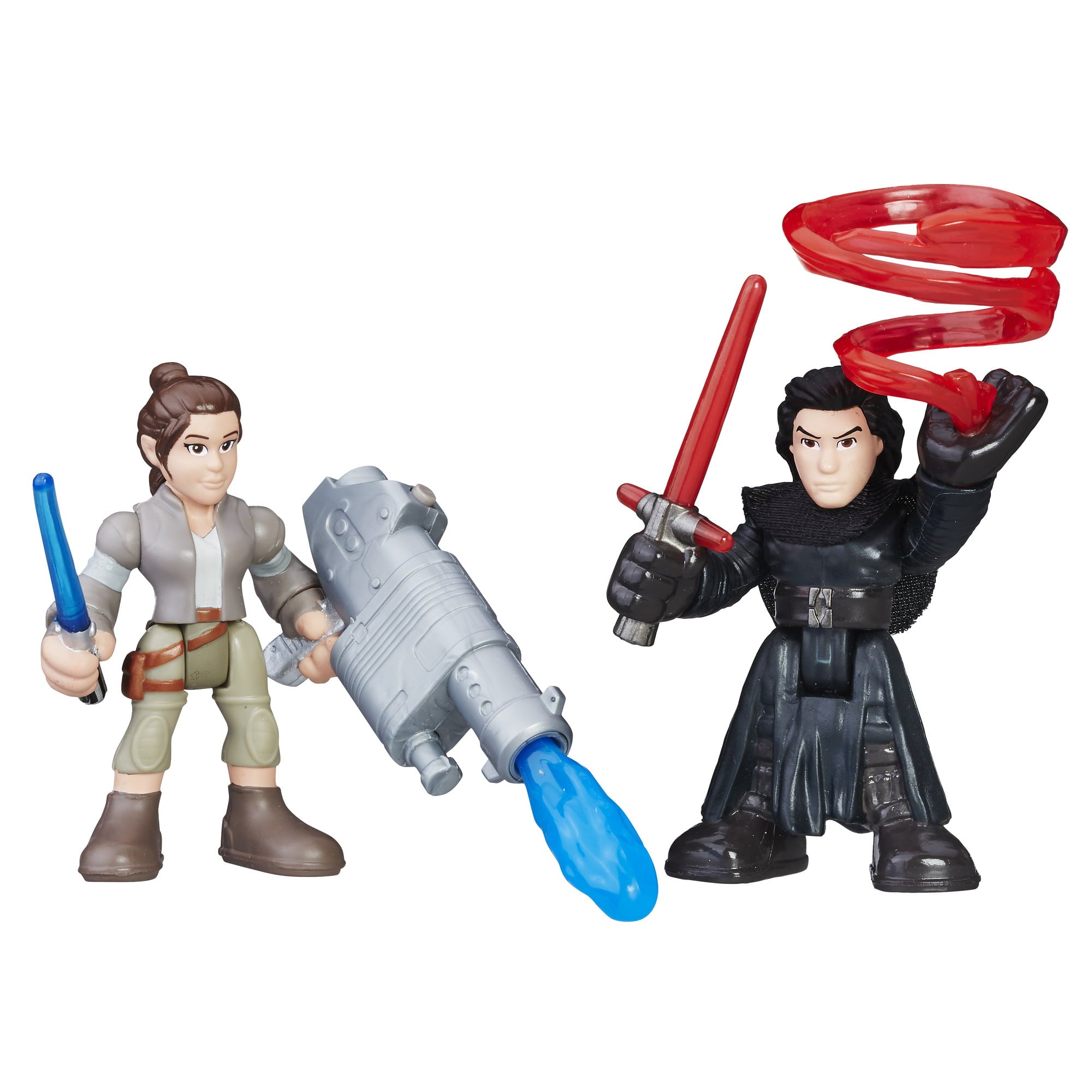 Playskool Star Wars Galactic Heroes Rey (Resistance Outfit) and Kylo Ren