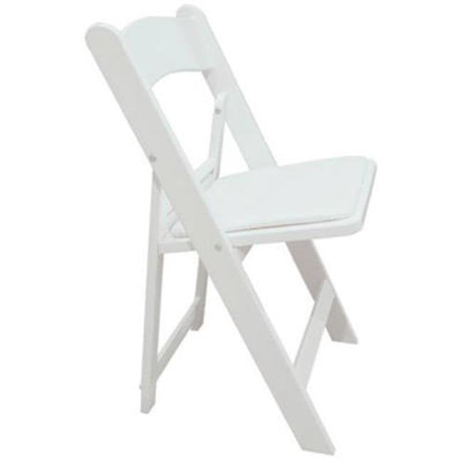 2302 Resin Folding Chair - White, Pack Of 4