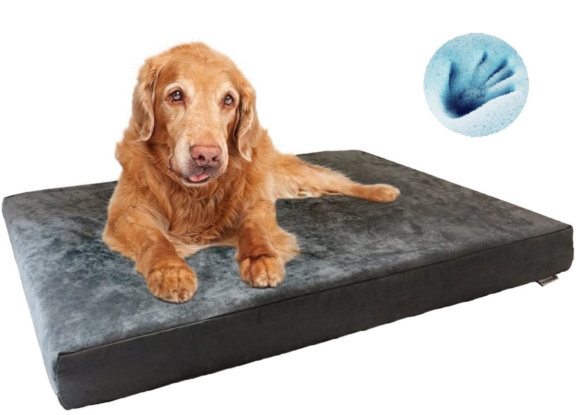 Extra Large Orthopedic Waterproof Memory Foam Dog Bed for Medium to Large Pet 47
