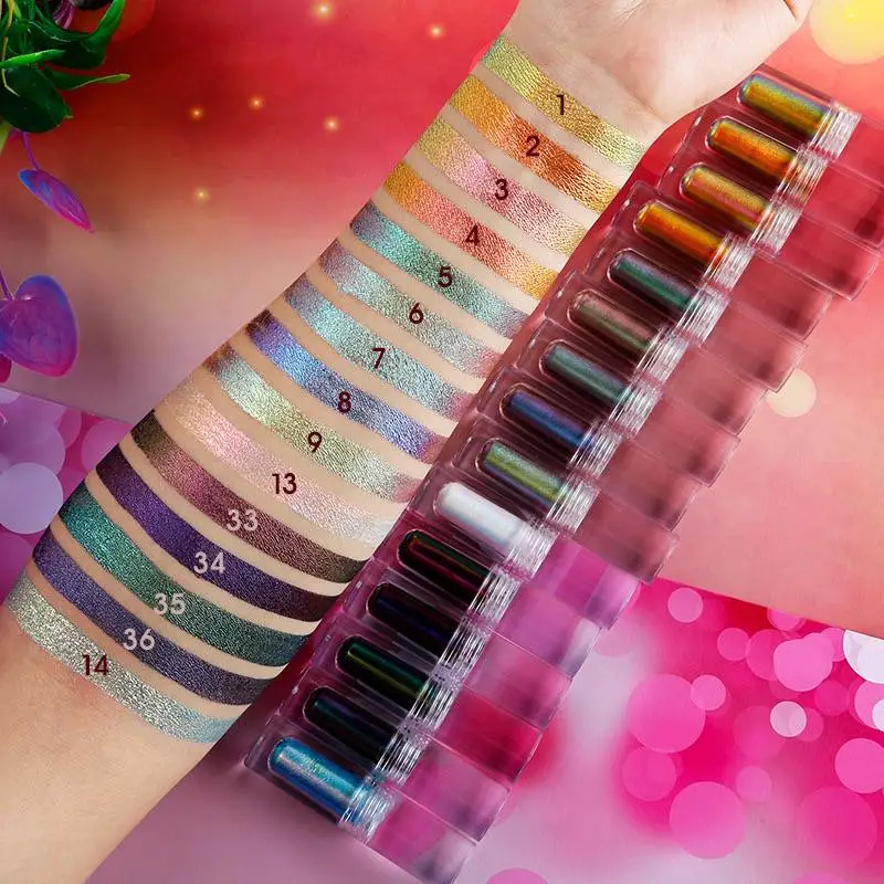High Pigmented Liquid Multichrome Eyeshadow Chameleon Duochrome Eyeshadow