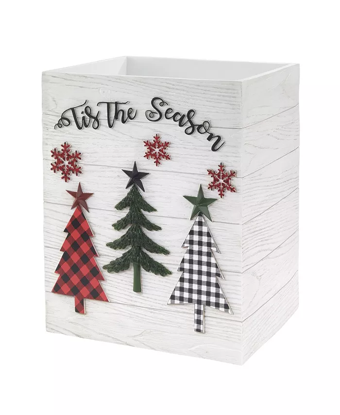 Avanti Tis the Season Wastebasket