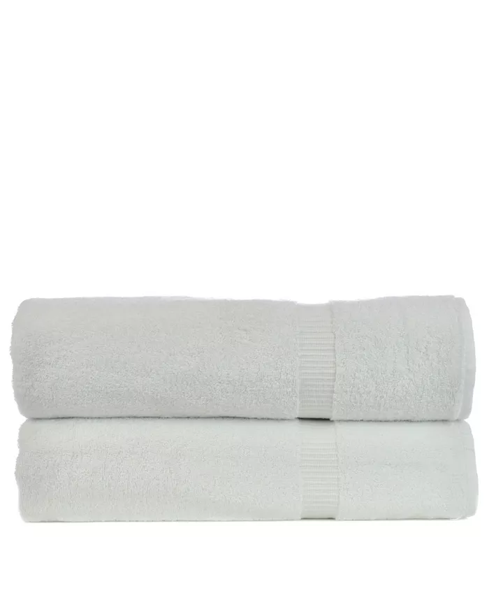 BC Bare Cotton Luxury Hotel Spa Towel Turkish Bath Sheets， Set of 2