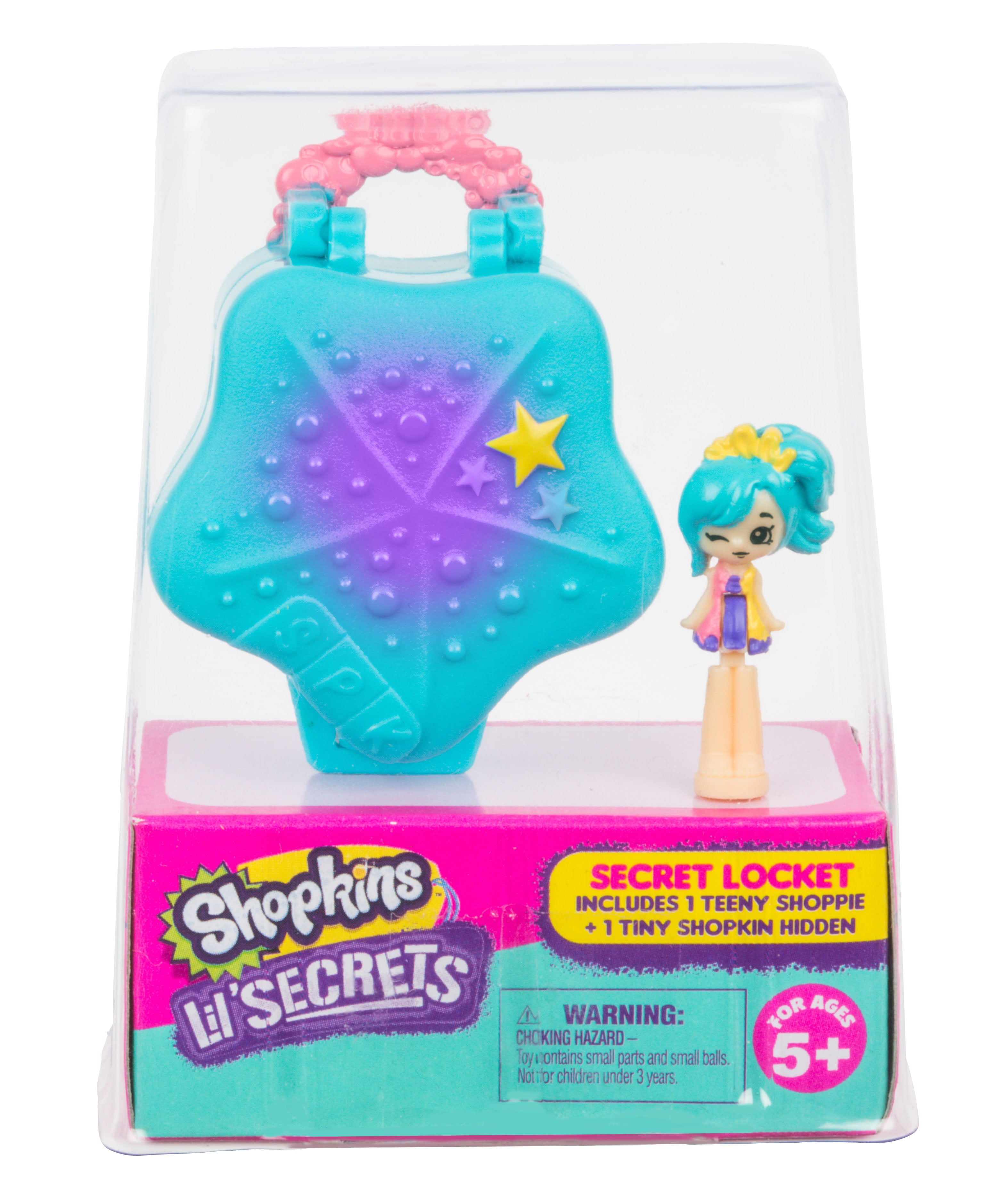 Shopkins Lil Secrets Secret Locket Rock Pool Swim School, 2 Pack