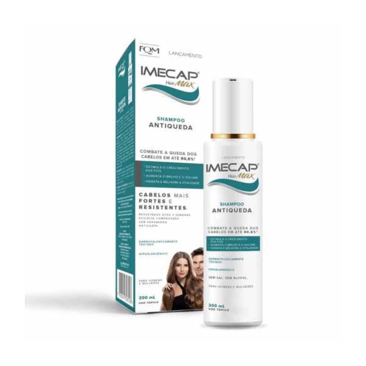 Shampoo Antiqueda Imecap Hair Max 200 ml