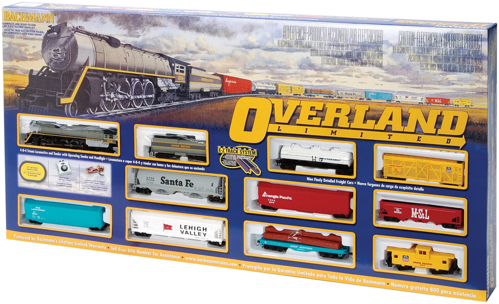 Bachmann Trains HO Scale Overland Limited Ready To Run Electric Electric Powered Model Train Set