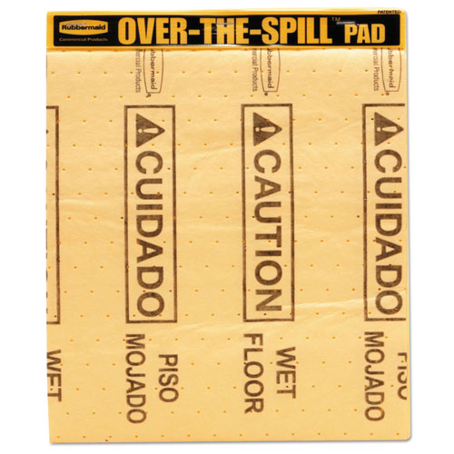 Rubbermaid Over-The-Spill Pad Tablet with Medium Spill Pads | Yellow， 22