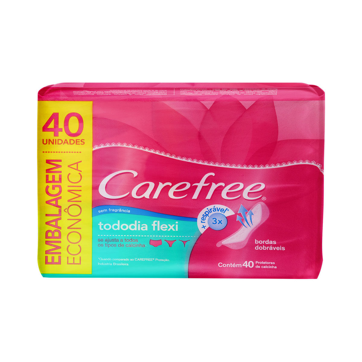 Absorvente Diario Carefree 40 unidades