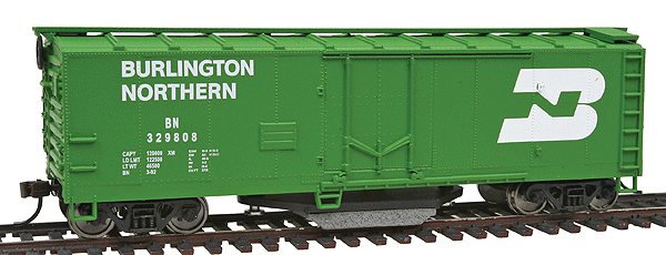 Walthers Trainline HO Scale 40' Box Car Track Cleaner Burlington Northern/BN