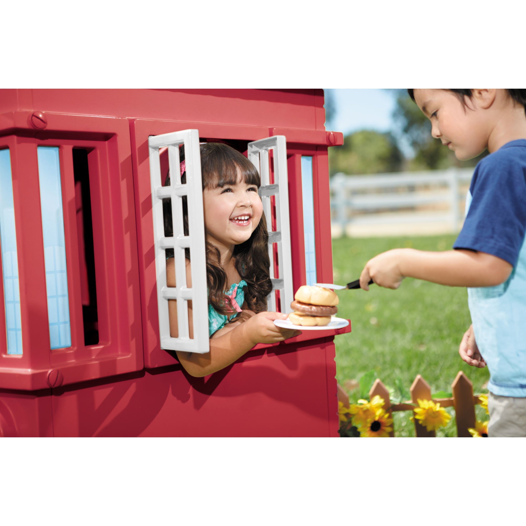 Little Tikes Cape Cottage Playhouse, Red