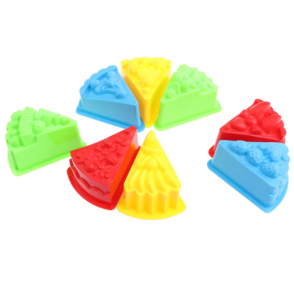 ful Cake Bakery Sand Beach Toy (8 Pcs) Children Sand Molds Beach Sand Gift For Kids