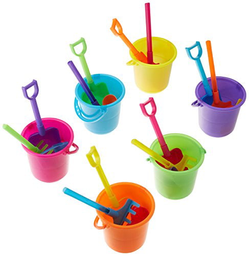 Dozen 4 Piece Beach Bucket Playset