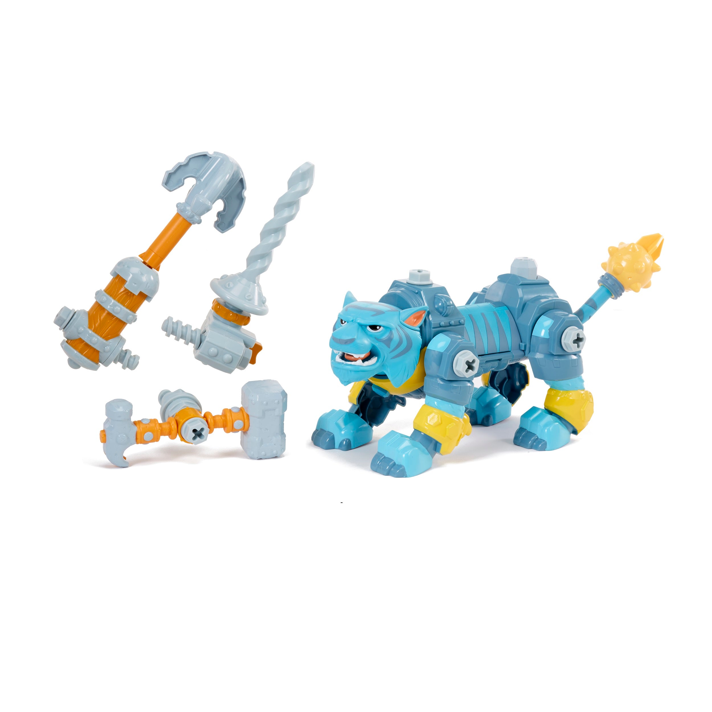 Little Tikes Kingdom Builders Build a Beast Action Figure， Transforms into 4 Tools- For Kids Boys Girls Ages 3 4 5+
