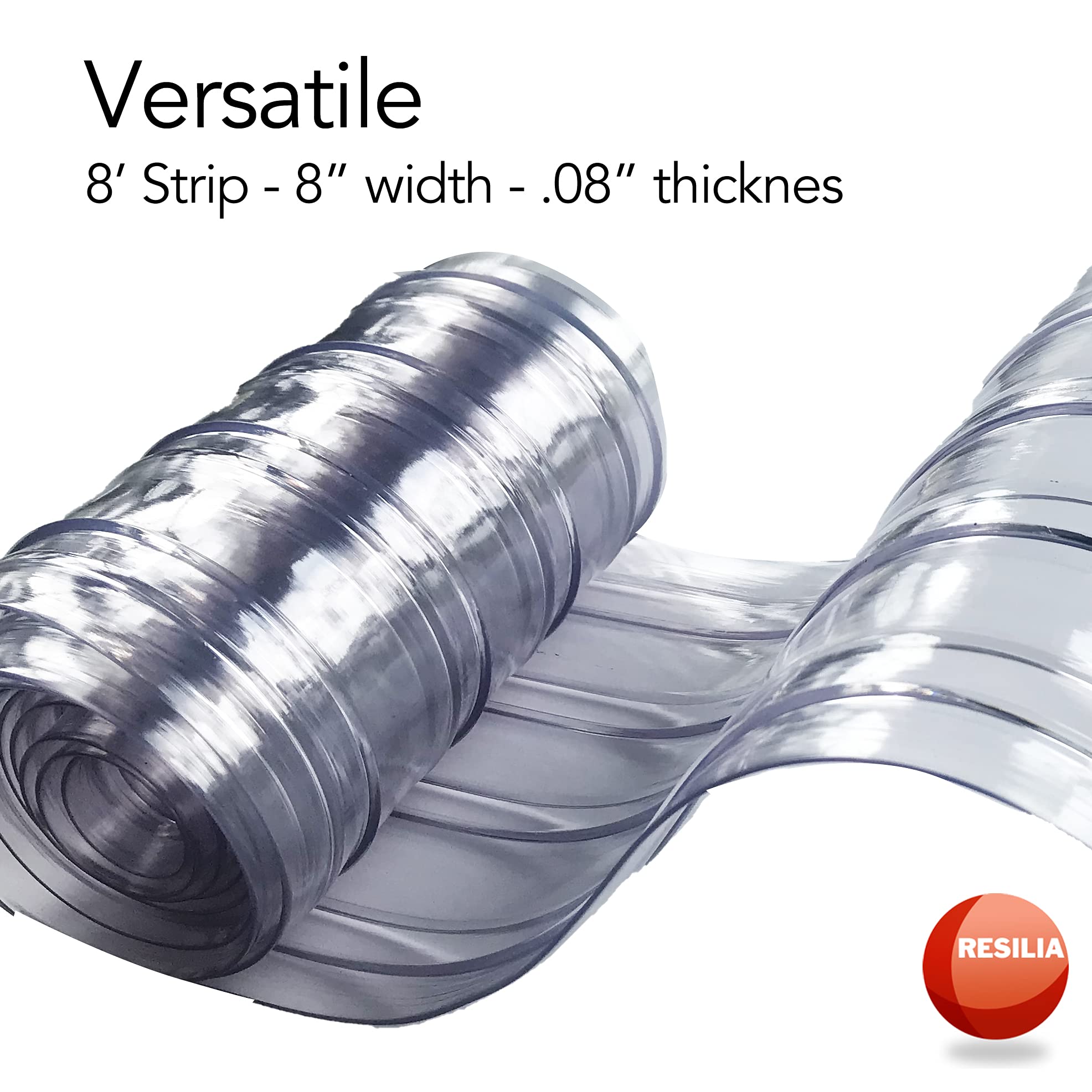 Plastic Vinyl Strip for DIY Dog or Cat Door - 8' x 8