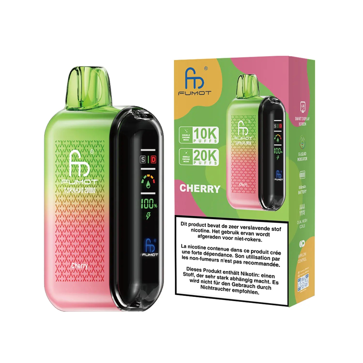 Fumot Tornado Vape 20000 - Cherry