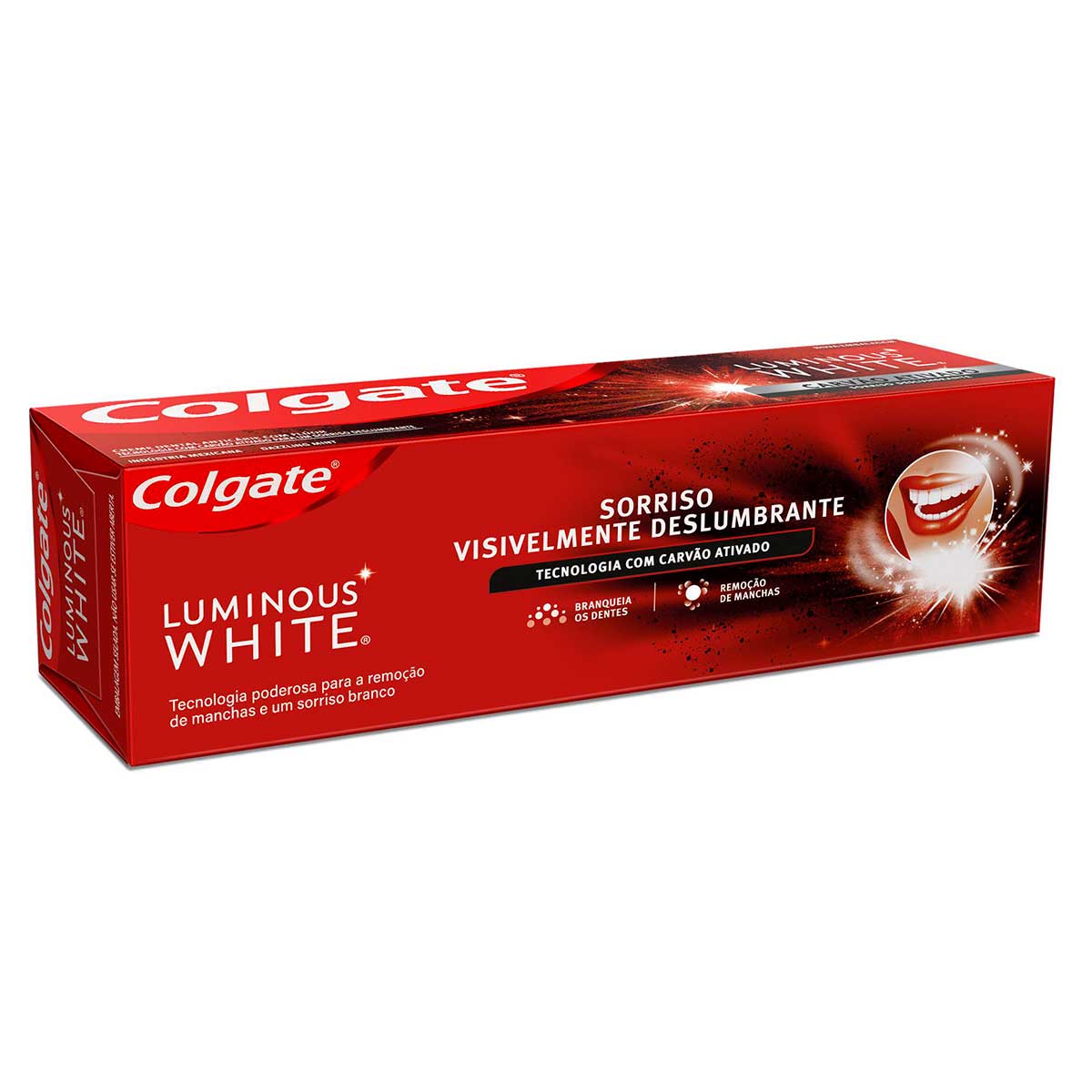 Creme Para Clareamento Dental Colgate Luminous White Carvao Ativado 70g