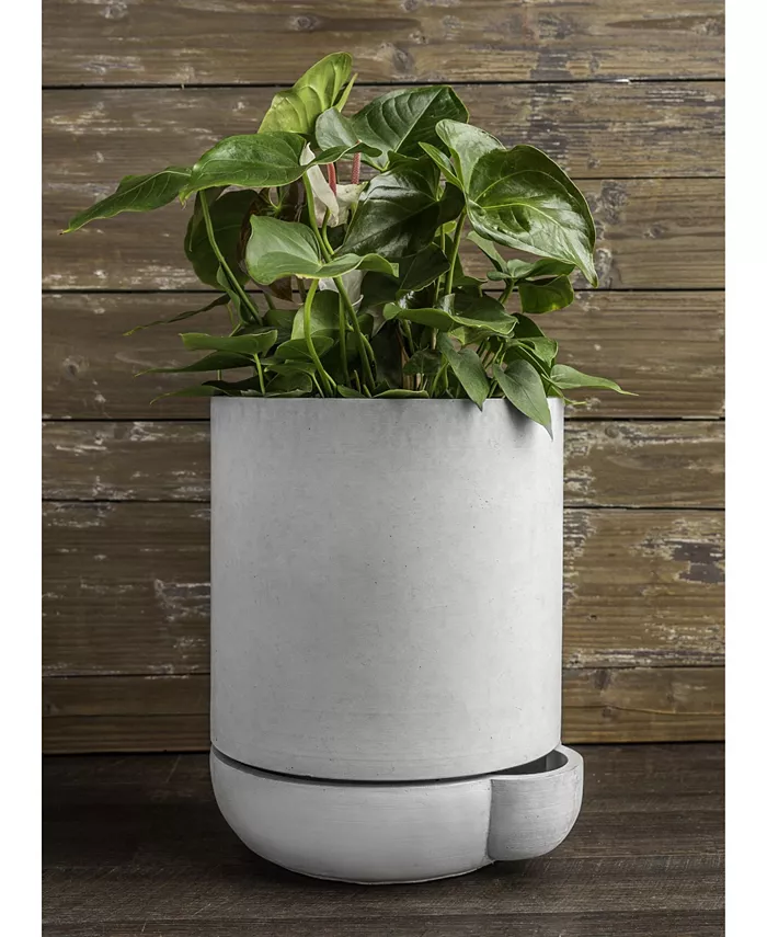 Campania International I and O Skinny Crete Container Planter， 1 Quart