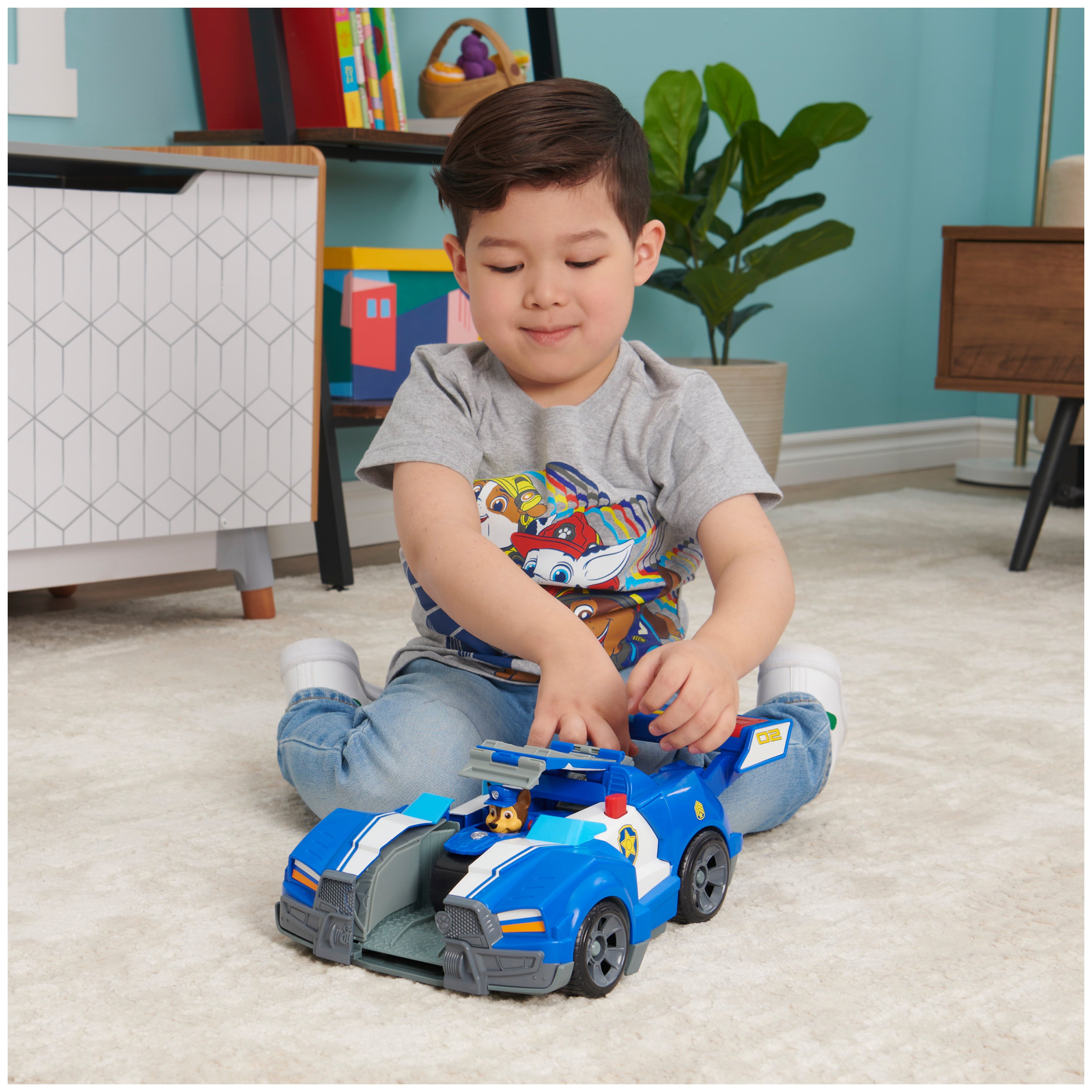 PAW Patrol， Chase 2-in-1 Transforming Movie City Cruiser and Motorcycle