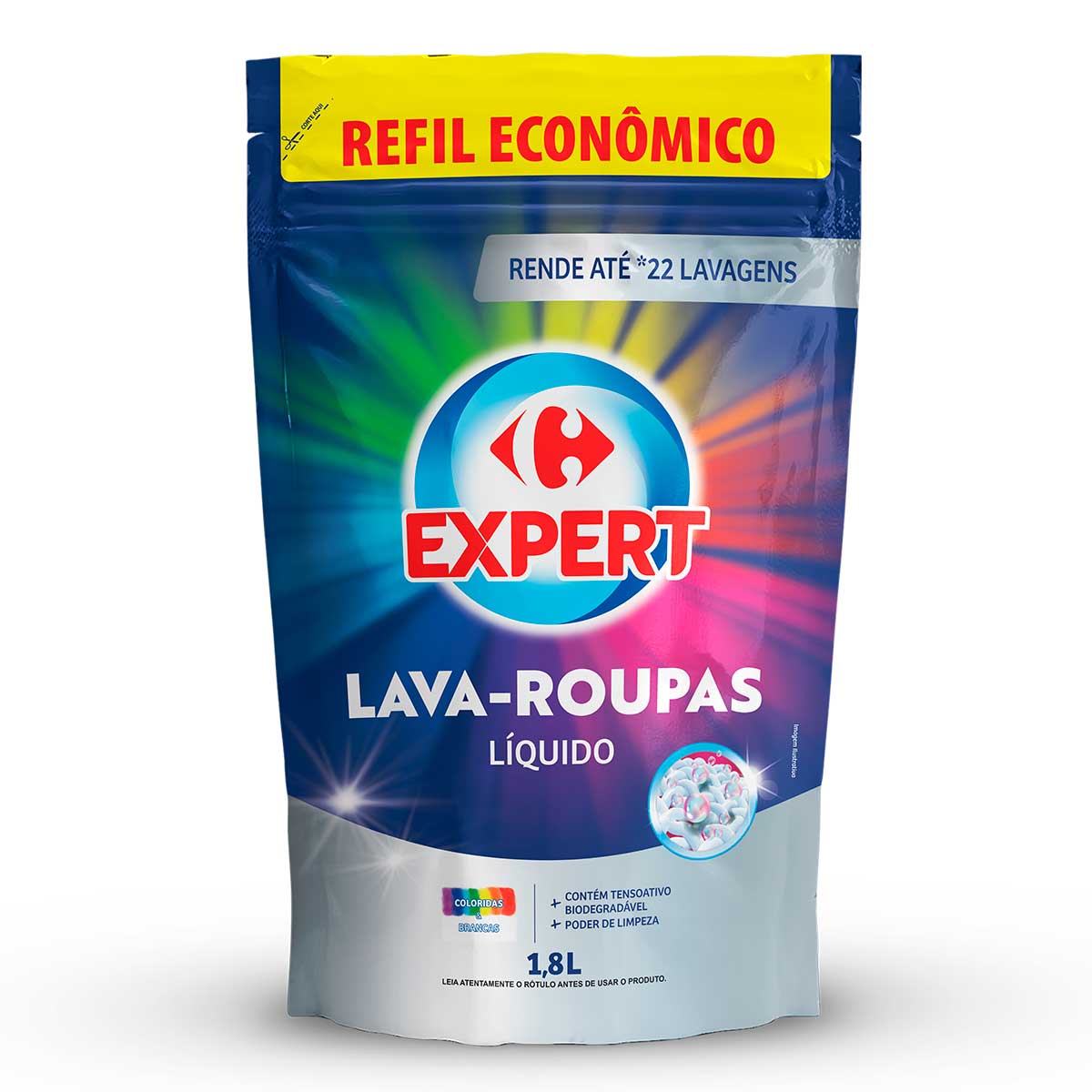 Lava Roupas Liquido Carrefour Expert Refil 1800ml