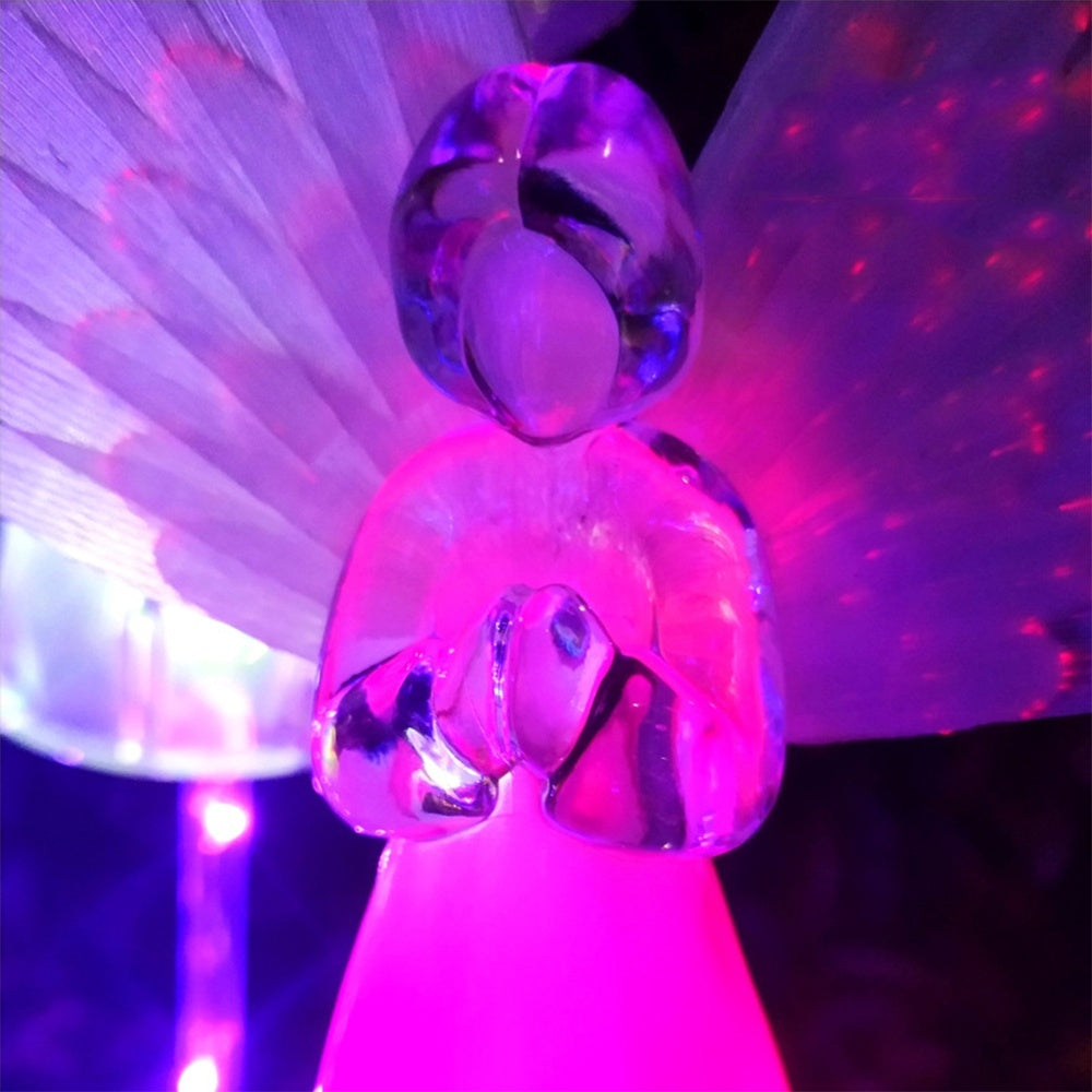 Willstar Christmas Outdoor Garden Light Angel Stake Lights Lawn LED Solar Smart Garden Xmas Party Decor Lamp