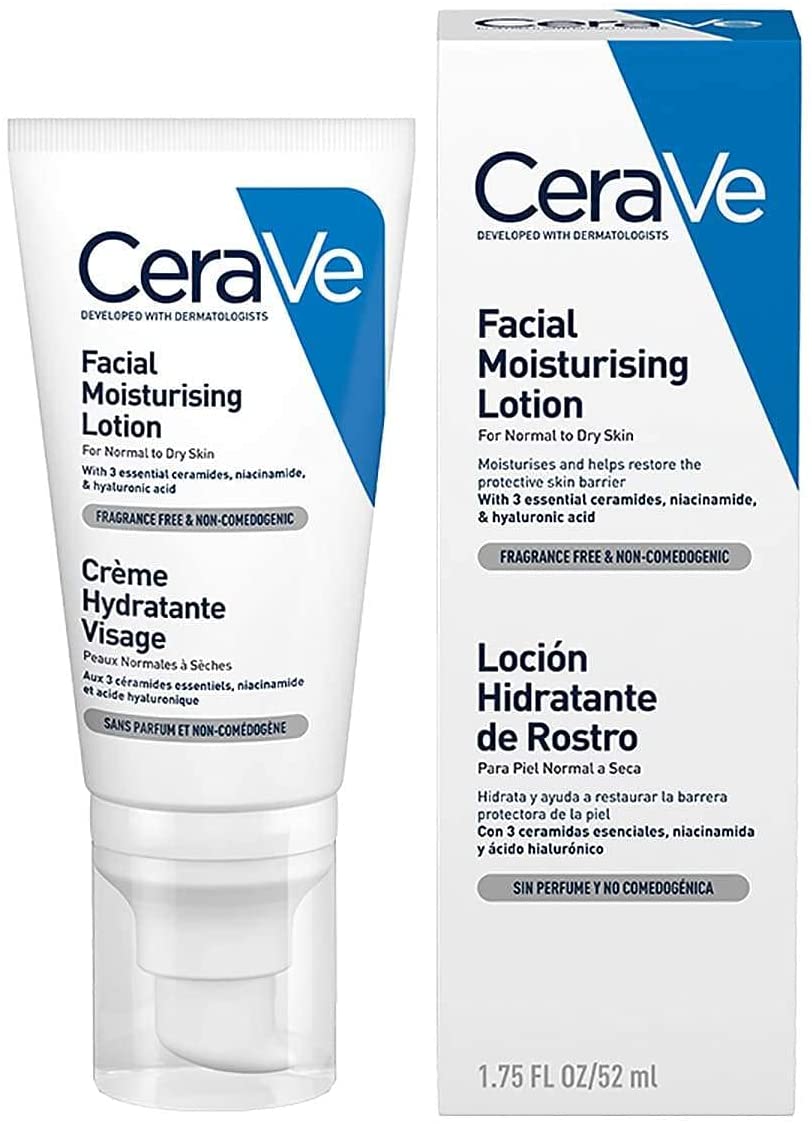 Locao Hidratante Facial Cerave com 52 ml