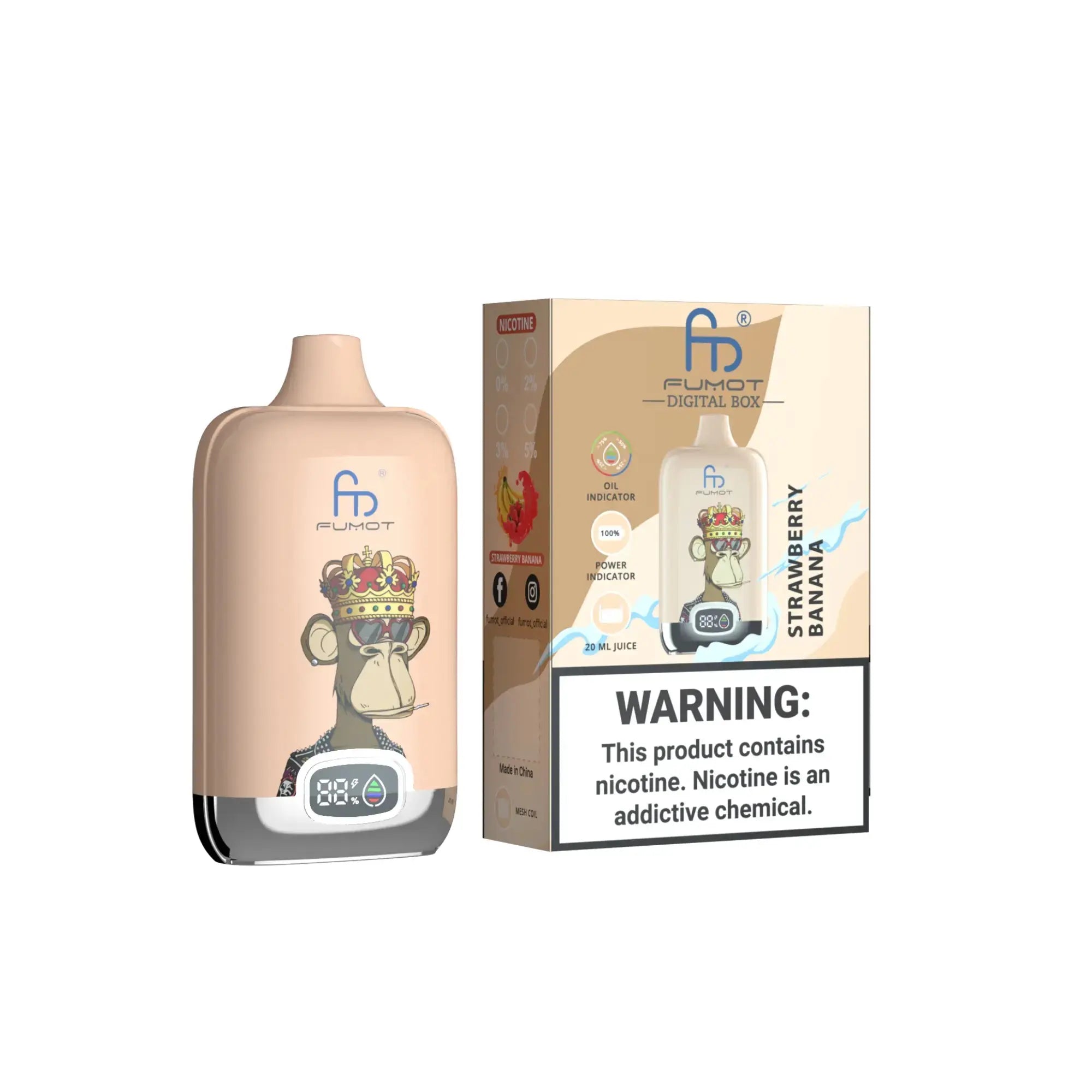 Tornado Vape 12000 - Strawberry Banana