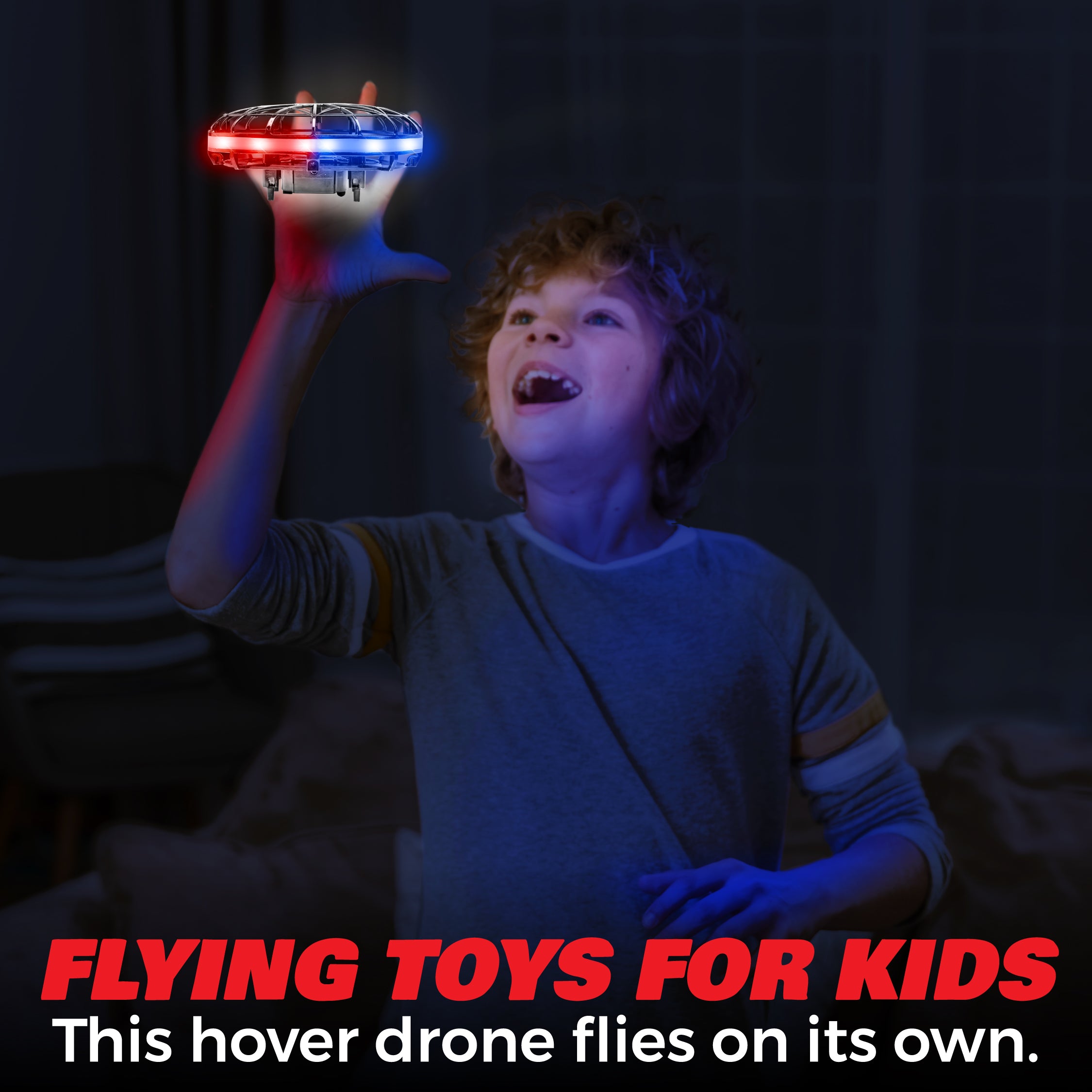 Force1 Scoot Mini UFO Drone | Aerial Mini Drone Hand Controlled Indoor Flying Hover Ball with LED Lights (Unisex)