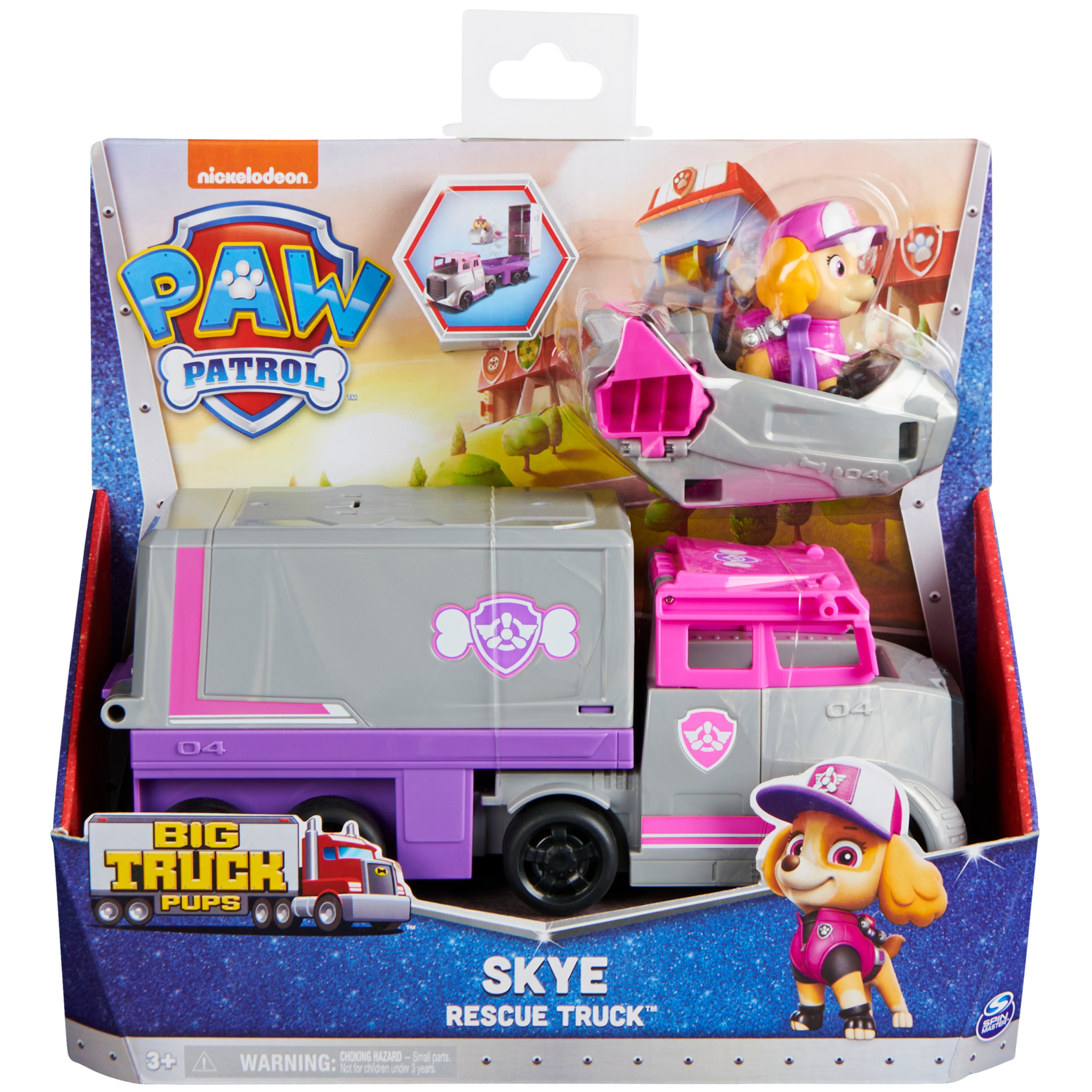 PAW Patrol， Big Truck Pup’s Skye Transforming Vehicle and Figure