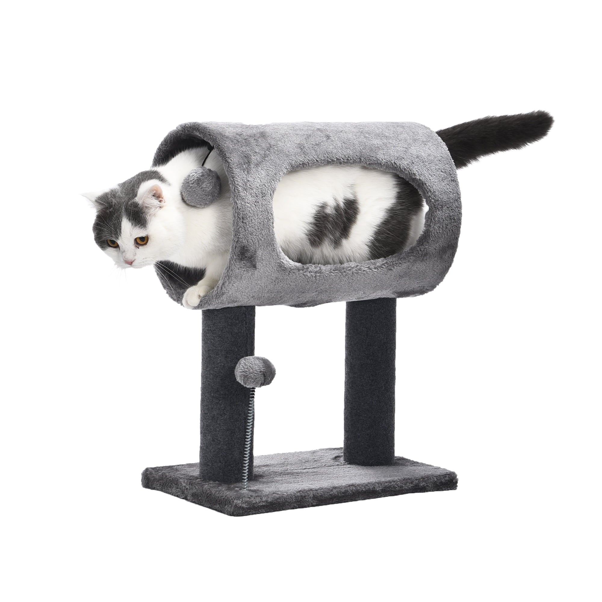 Cat Craft Tunnel Cat Bed， Gray