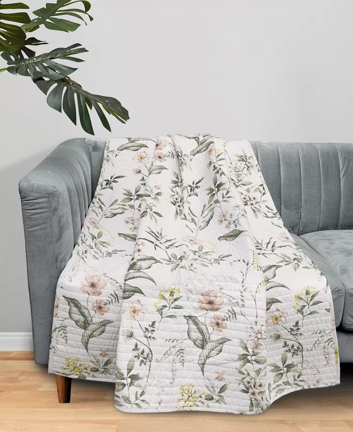 Levtex Viviana Quilted Throw， 50