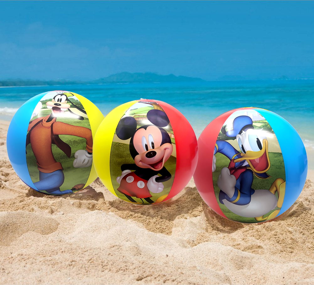 Mickey Mouse and Friends Inflatable Beach Ball 3 Pack