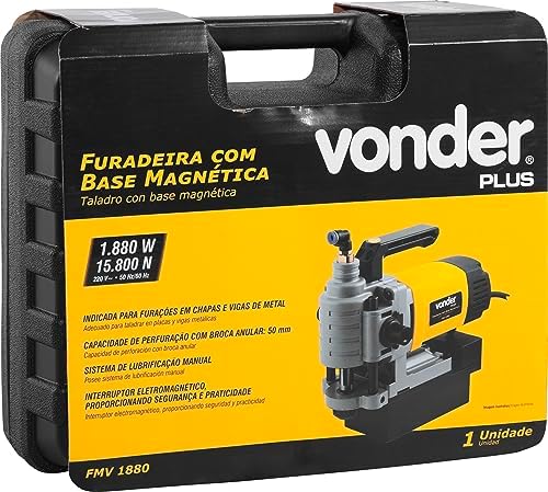 Furadeira Com Base Magn ̈¦tica, 220 V~, Fmv 1880, Vonder Plus.