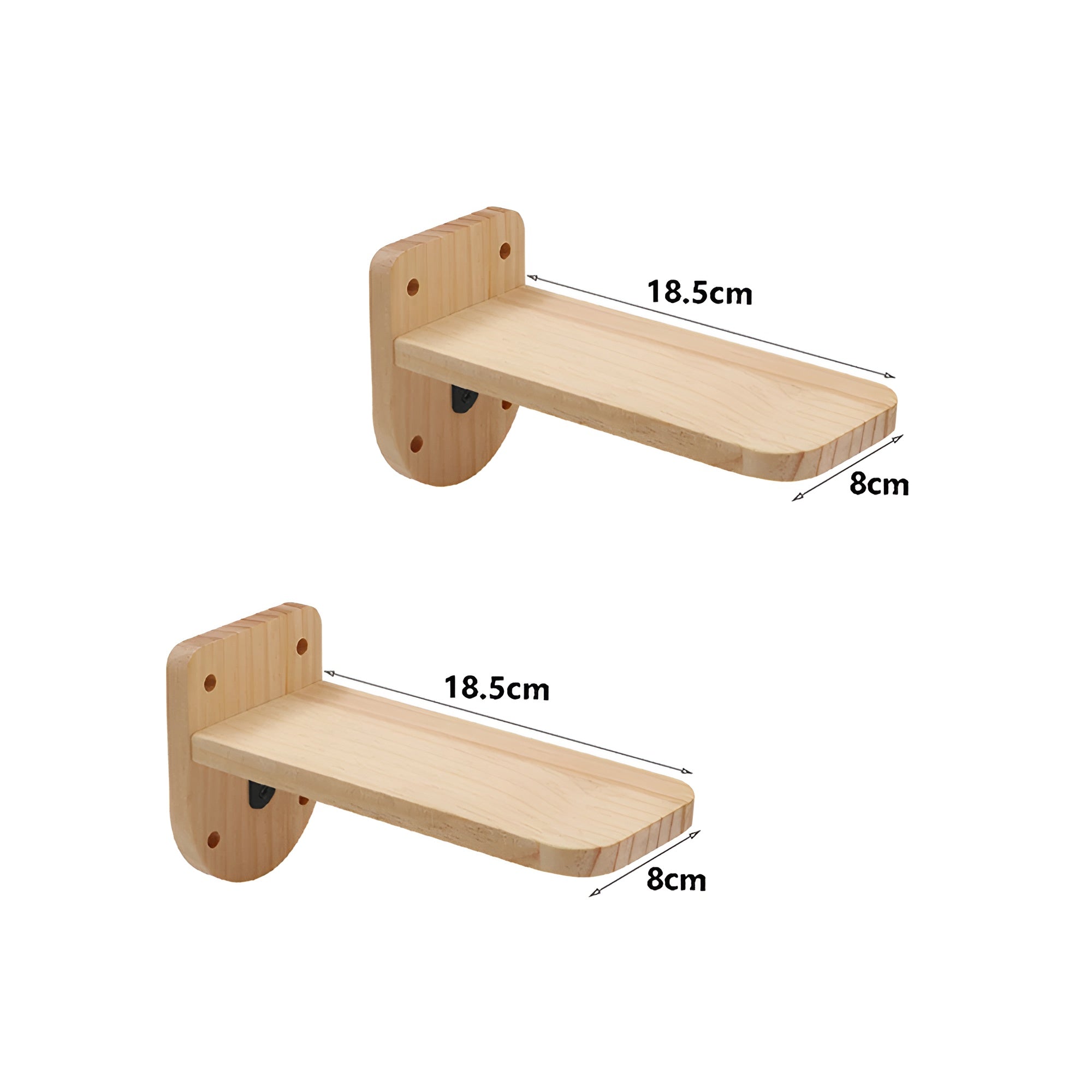 PurrMount Board | Wall-Mounted Cat Climbing Shelf with Scratching Post