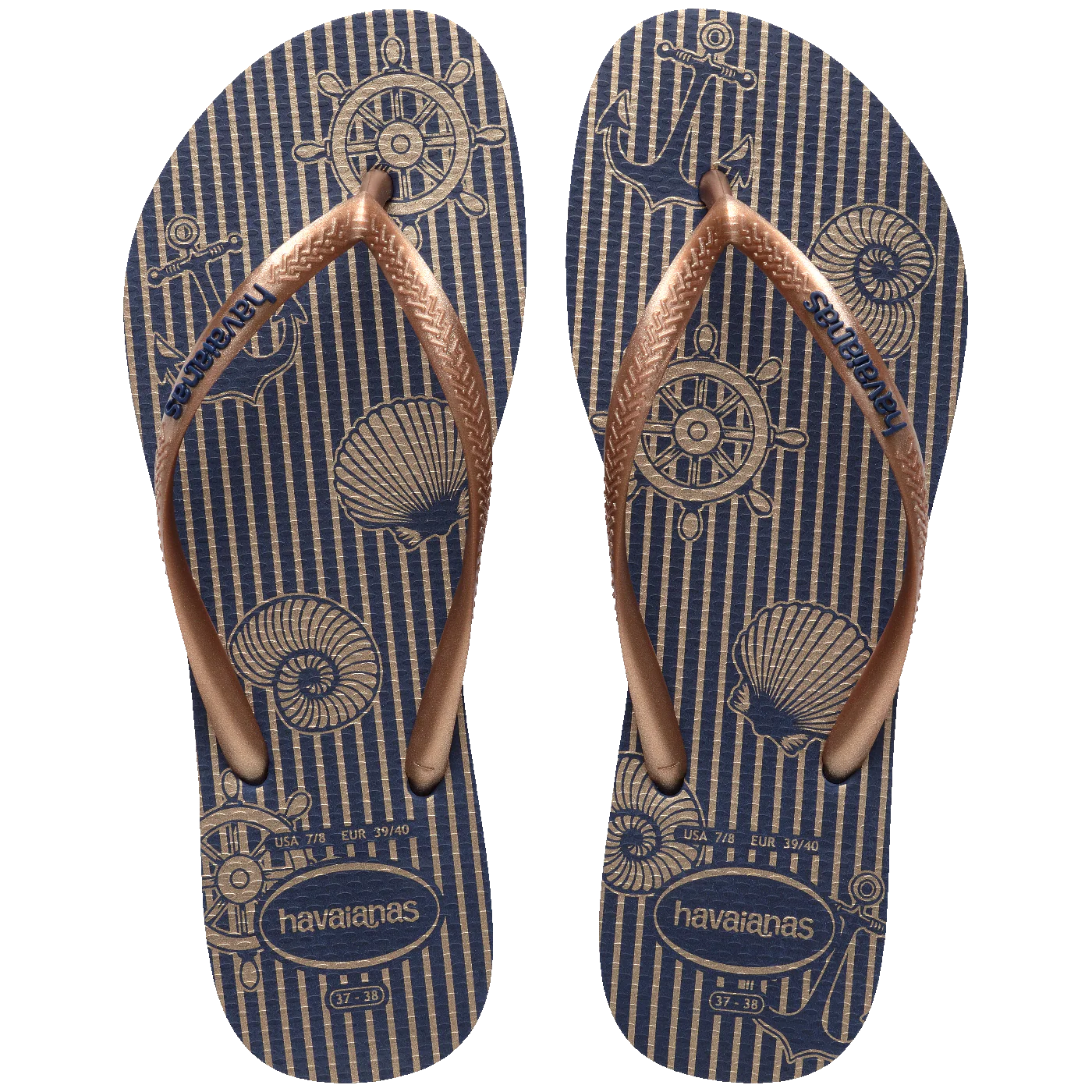 Chinelo Havaianas Slim Nautical