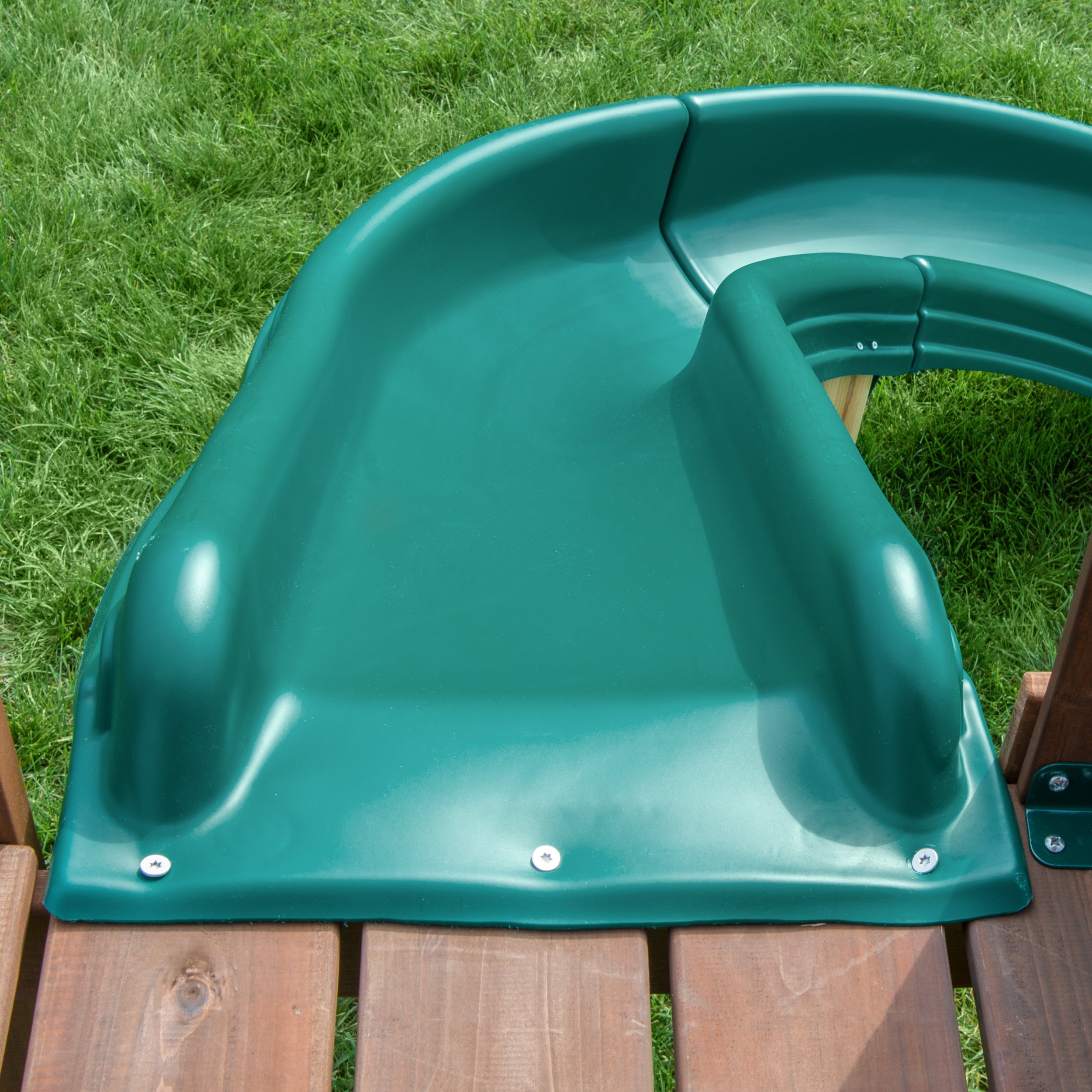 Swing-N-Slide 5 Foot Side Winder Slide with Lifetime Warranty， Green