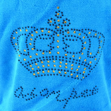 SELMAI Pet Hoodies Tracksuit Jumpsuit for Small Dogs Cats Rhinestone Crown Soft Velvet Winter Hooded Pajamas Outfits Sportswear Sweater with Hat Puppy Clothes