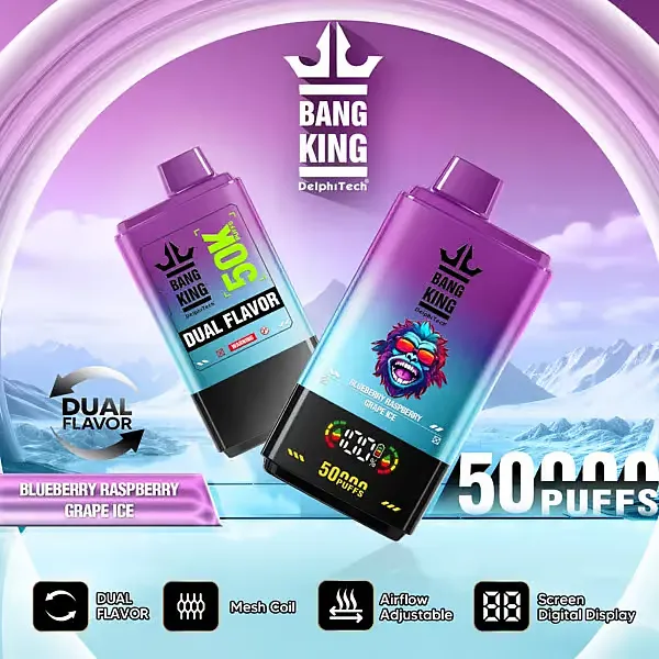 🔥 Bang King 50K Puffs Double Flavours Disposable Vape