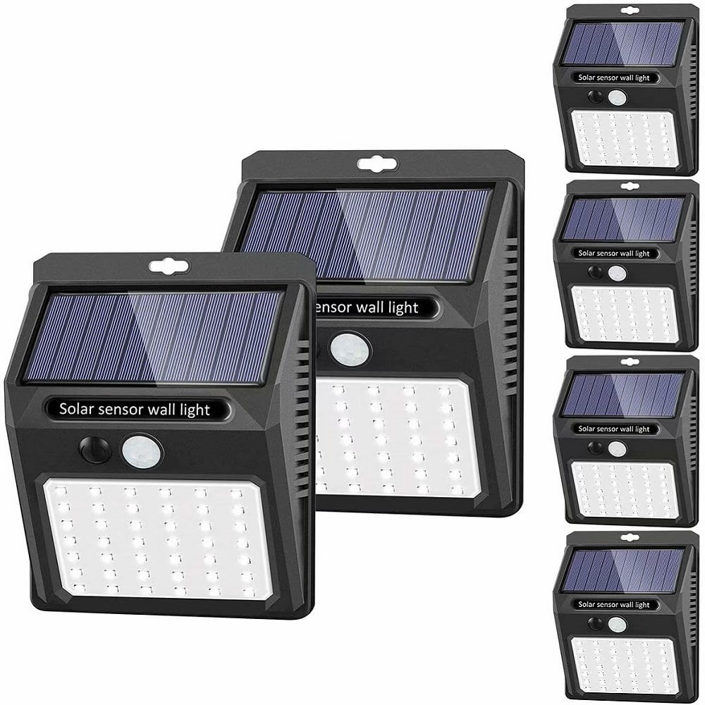 GENKENT Led Solar Outdoor Motion Sensor Lights for Holiday Christmas Decoration Yard Garden， Solar Powered Wall Lights， 3 Modes， IP65 Waterproof Christmas Lights