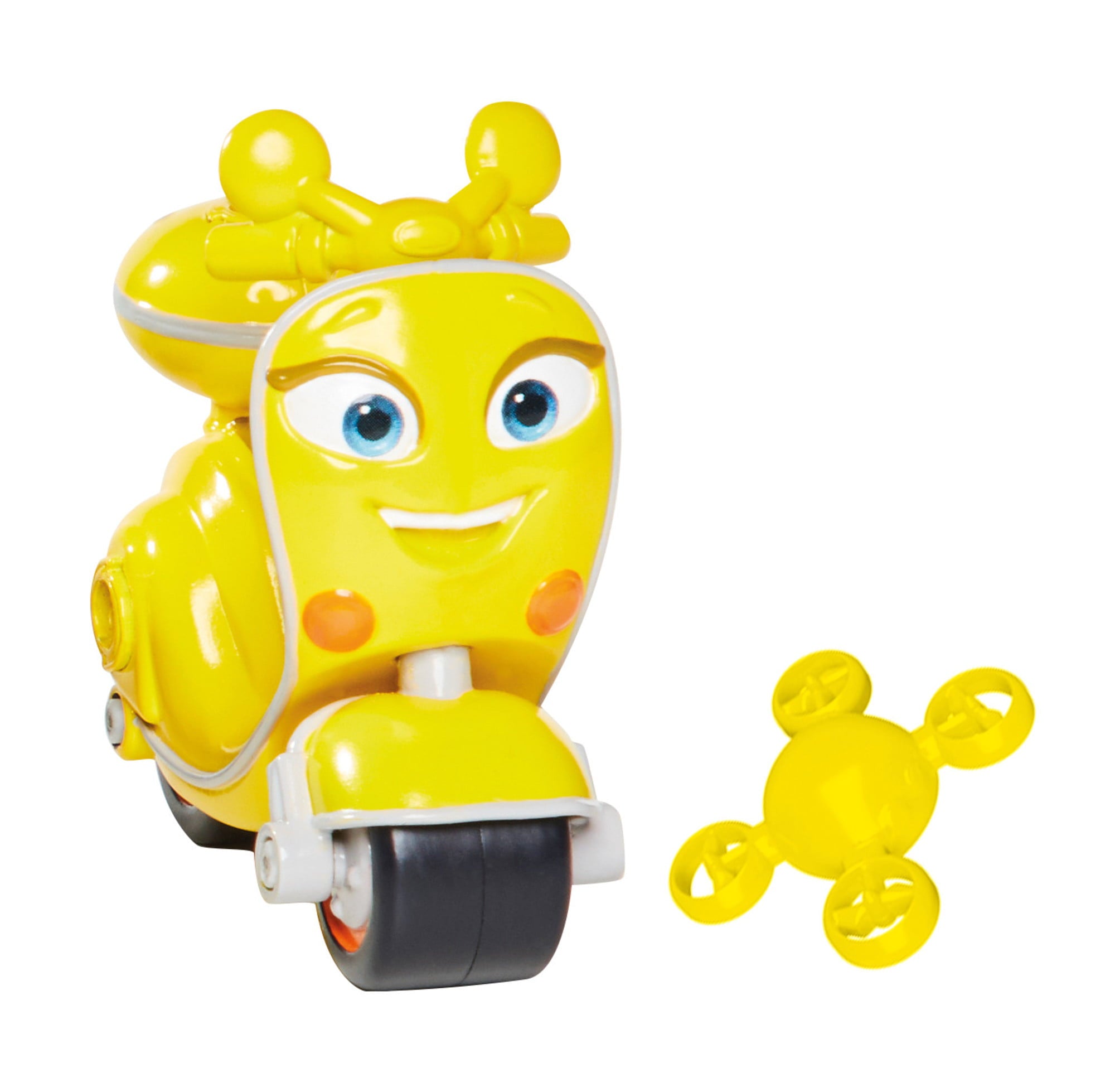 Ricky Zoom: Scootio Whizzbang Toy Scooter from Ricky Zoom – 3-inch – Free-Wheeling， Free Standing Toy Bike for Preschool Play Action Figure Set