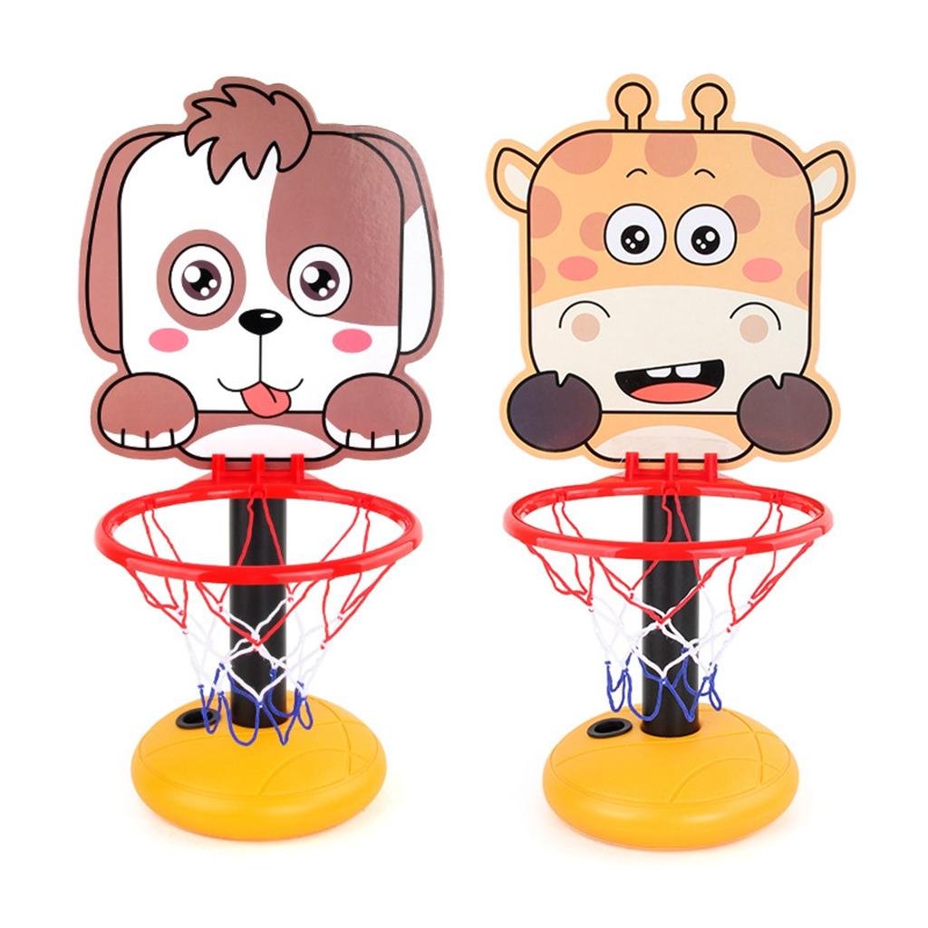 Adjustable Basketball Hoop Stand Sports Boys And Girls ， Deer， Max Height: 45.47inch