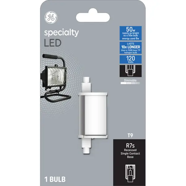 GE Specialty LED 50-Watt EQ T9 Soft White Dimmable LED Light Bulb