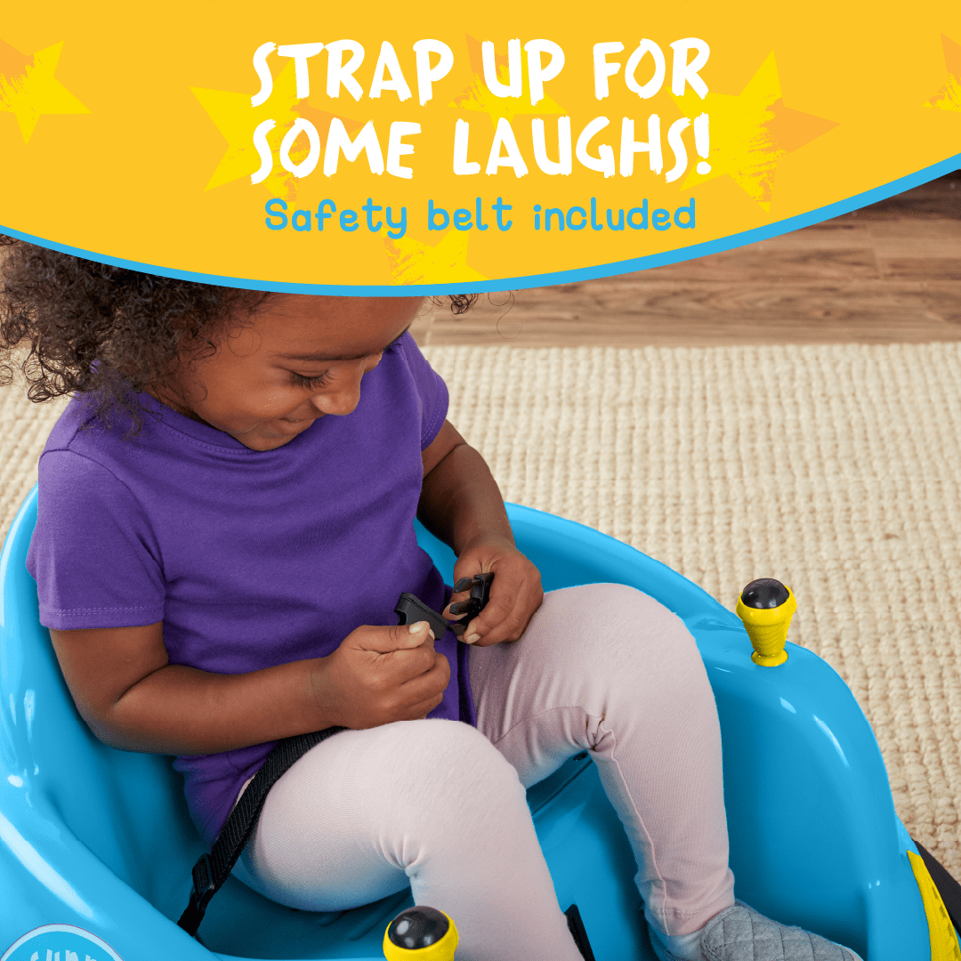 CoComelon 6V Bumper Car， Battery Powered， Electric Ride On by Flybar， Includes Charger