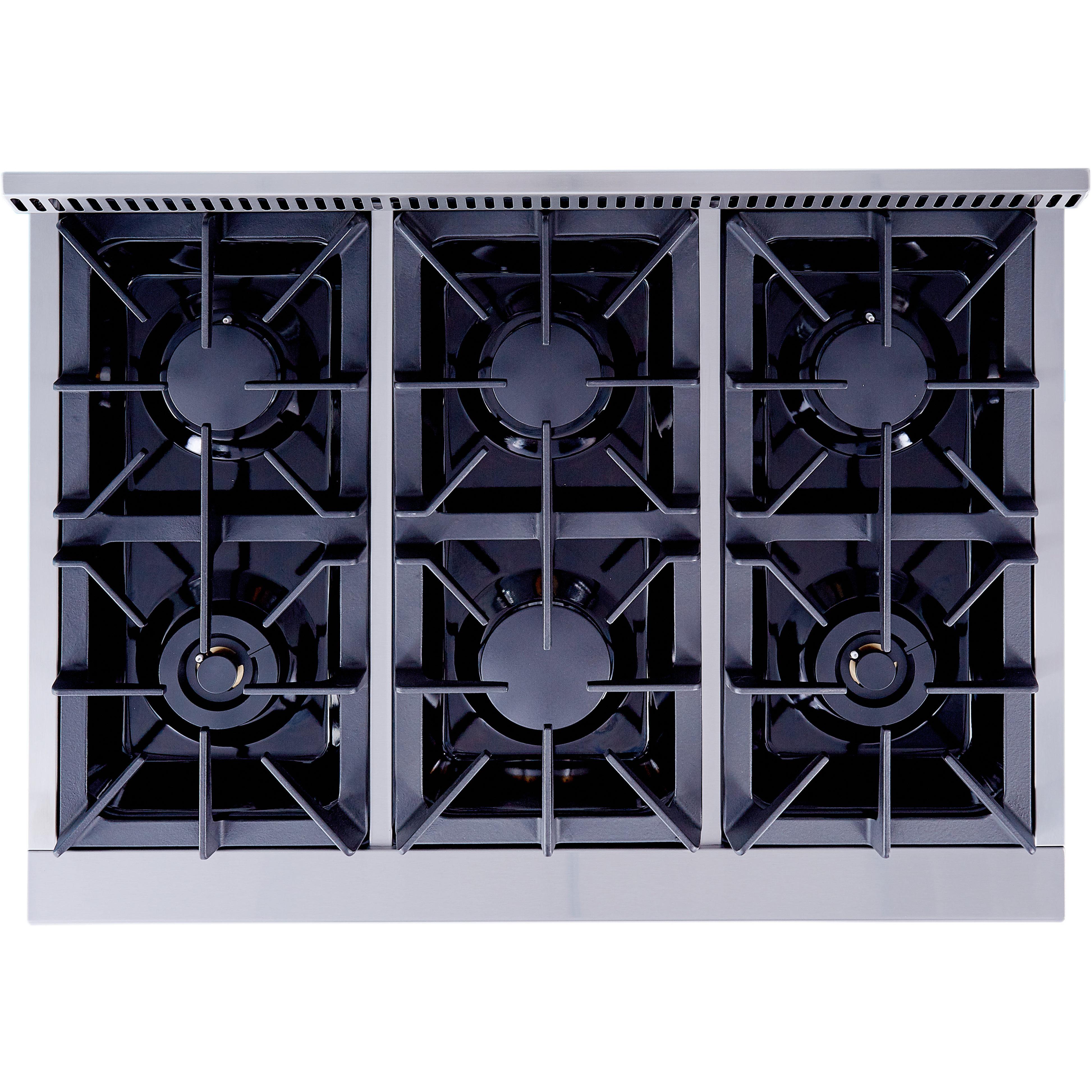 Thor Kitchen 36-inch Freestanding Gas Range HRG3618U