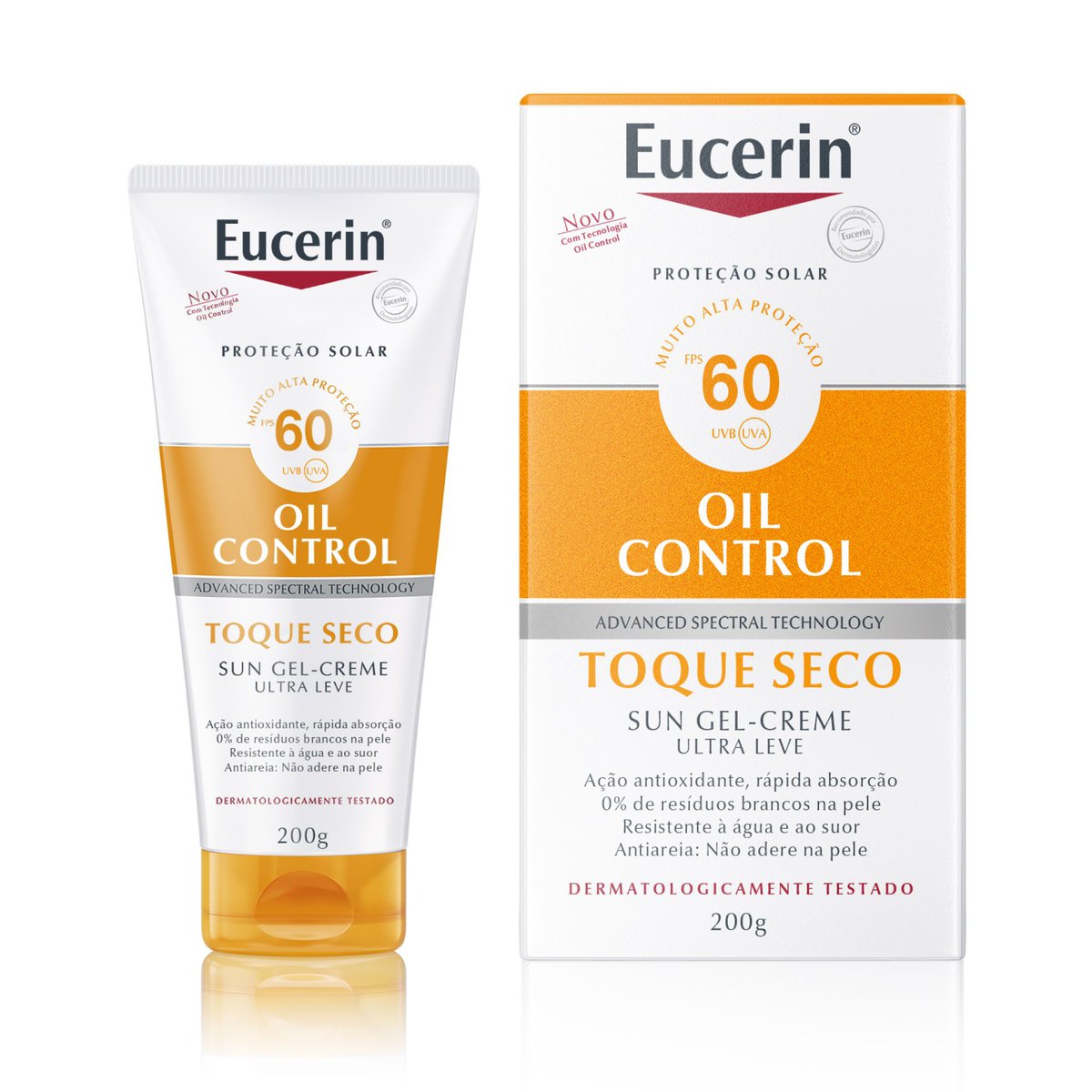 Locao Corporal FPS 60Toque Seco Eucerin Sun 200ml