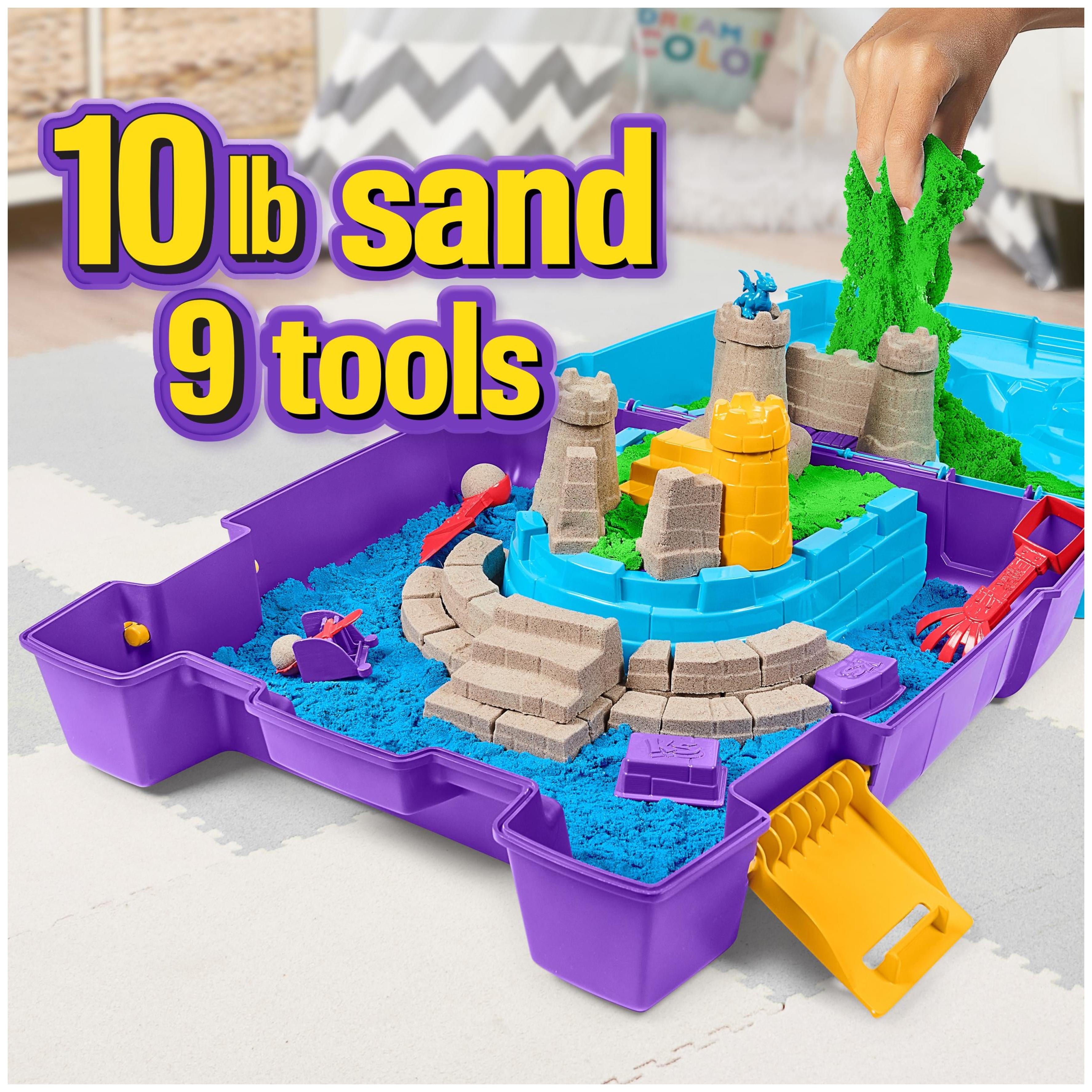 Kinetic Sand Super Sandbox Set w/ 10lbs of Kinetic Sand